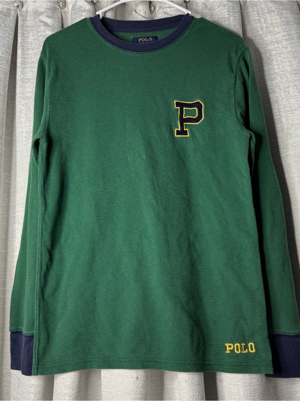Polo Ralph Lauren Sleepwear Shirt Men's Green Long Sleeve